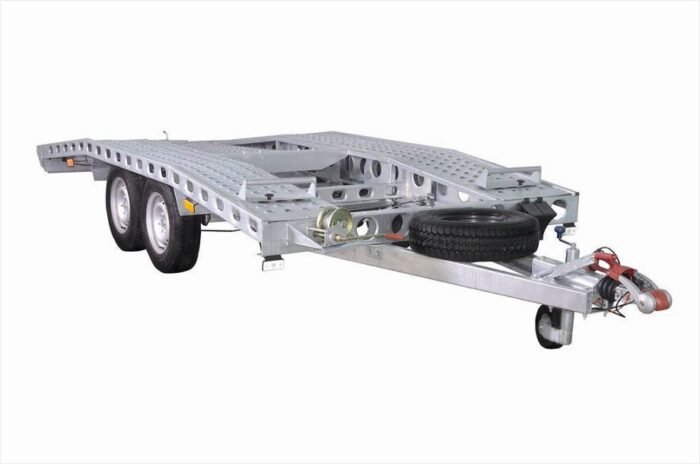 Remorque Porte-Voiture WIOLA L26G40 SWAN, 2 700 kg – Image 1