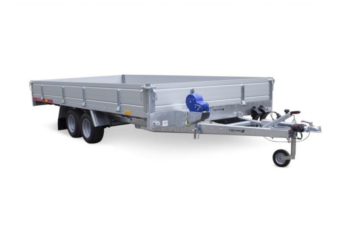 REMORQUE PORTE-VOITURE ALUMINIUM, 2 ESSIEUX, 2,7T – Image 2