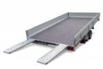 REMORQUE PORTE-VOITURE ALUMINIUM, 2 ESSIEUX, 2,7T
